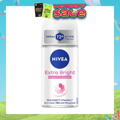 NIVEA - Deodorant Roll On Extra Brightening