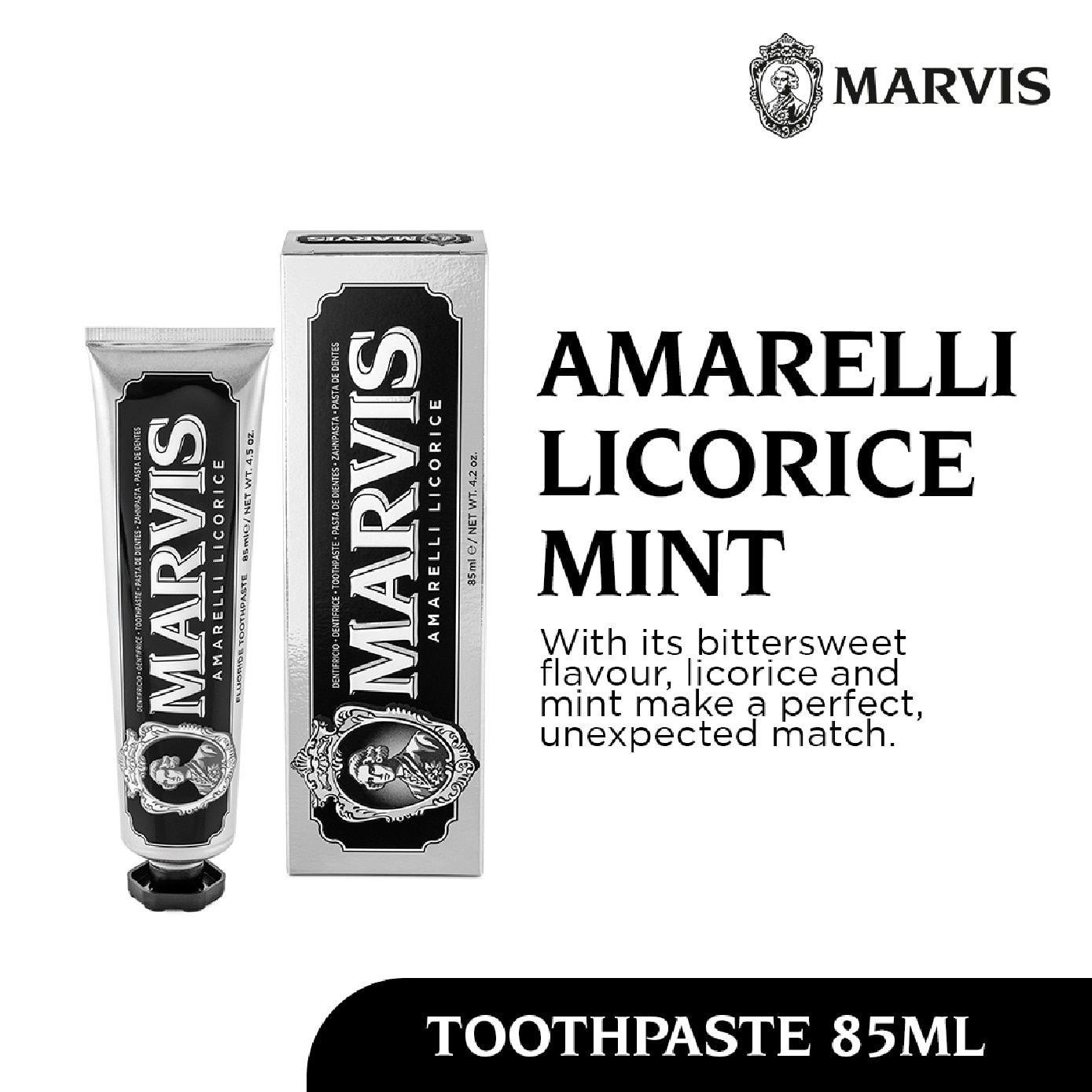 Amarelli Licorice Mint Toothpaste 85ml image