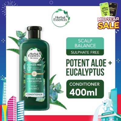 HERBAL ESSENCES Potent Aloe And Eucalyptus Conditioner 400ml