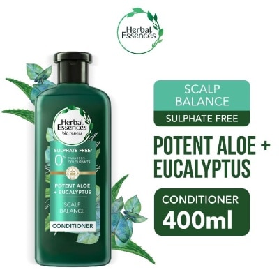 HERBAL ESSENCES Potent Aloe And Eucalyptus Conditioner 400ml