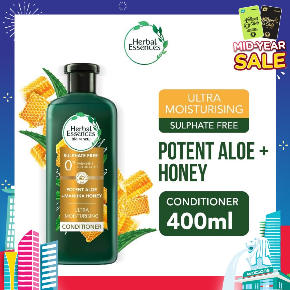 Potent Aloe And Manuka Honey Conditioner (Deeply Hydrate And Moisturise Hair) 400ml