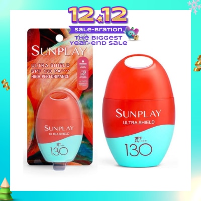 SUNPLAY Ultra Shield UV Lotion SPF130 (Superior UV Protection, Water-light & non greasy, infused with Aloe Vera & Vitamin E) 35g