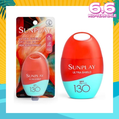 SUNPLAY Ultra Shield UV Lotion SPF130 (Superior UV Protection, Water-light & non greasy, infused with Aloe Vera & Vitamin E) 35g
