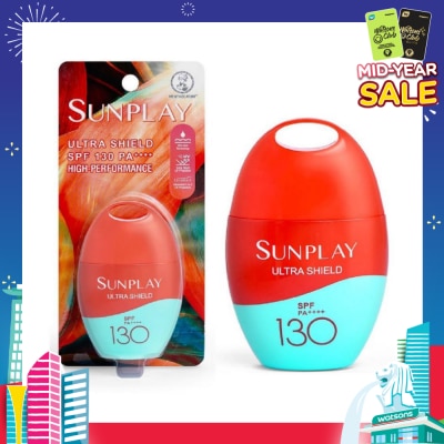 SUNPLAY Ultra Shield UV Lotion SPF130 (Superior UV Protection, Water-light & non greasy, infused with Aloe Vera & Vitamin E) 35g