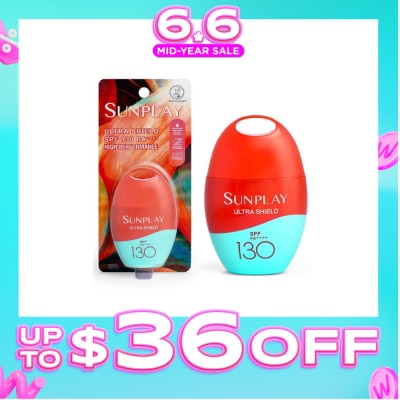 SUNPLAY - Ultra Shield UV Lotion SPF130 (Superior UV Protection, Water-light & non greasy, infused with Aloe Vera & Vitamin E) 35g