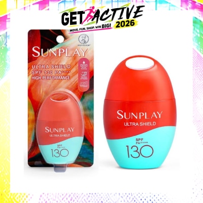 SUNPLAY - Ultra Shield UV Lotion SPF130 (Superior UV Protection, Water-light & non greasy, infused with Aloe Vera & Vitamin E) 35g image