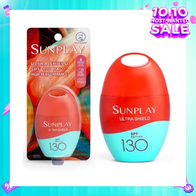 SUNPLAY Ultra Shield UV Lotion SPF130 (Superior UV Protection, Water-light & non greasy, infused with Aloe Vera & Vitamin E) 35g