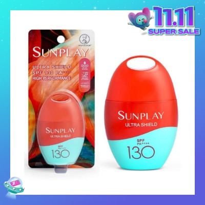 SUNPLAY Ultra Shield UV Lotion SPF130 (Superior UV Protection, Water-light & non greasy, infused with Aloe Vera & Vitamin E) 35g