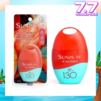 SUNPLAY Ultra Shield UV Lotion SPF130 (Superior UV Protection, Water-light & non greasy, infused with Aloe Vera & Vitamin E) 35g