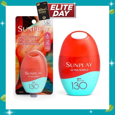 SUNPLAY Ultra Shield UV Lotion SPF130 (Superior UV Protection, Water light & non greasy, infused with Aloe Vera & Vitamin E) 35g image
