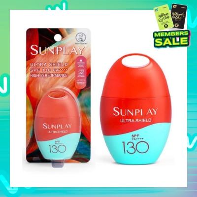 SUNPLAY Ultra Shield UV Lotion SPF130 (Superior UV Protection, Water-light & non greasy, infused with Aloe Vera & Vitamin E) 35g