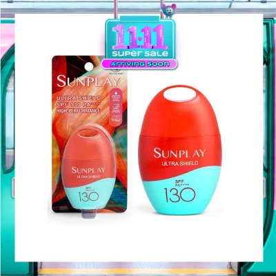 SUNPLAY Ultra Shield UV Lotion SPF130 (Superior UV Protection, Water light & non greasy, infused with Aloe Vera & Vitamin E) 35g image