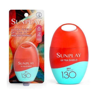 SUNPLAY Ultra Shield UV Lotion SPF130 (Superior UV Protection, Water-light & non greasy, infused with Aloe Vera & Vitamin E) 35g