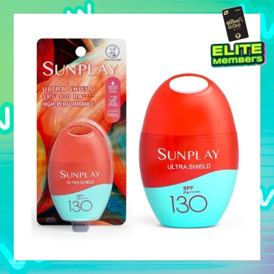 SUNPLAY Ultra Shield UV Lotion SPF130 (Superior UV Protection, Water-light & non greasy, infused with Aloe Vera & Vitamin E) 35g