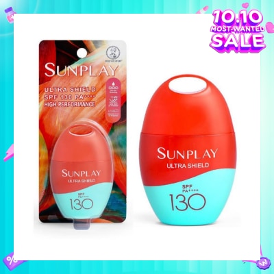 SUNPLAY Ultra Shield UV Lotion SPF130 (Superior UV Protection, Water-light & non greasy, infused with Aloe Vera & Vitamin E) 35g