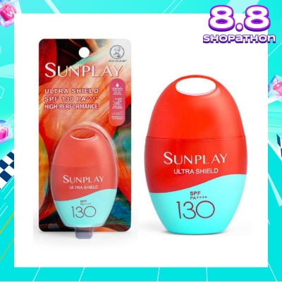 SUNPLAY Ultra Shield UV Lotion SPF130 (Superior UV Protection, Water-light & non greasy, infused with Aloe Vera & Vitamin E) 35g