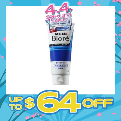 MEN'S BIORE - Men Active Scrub 130g