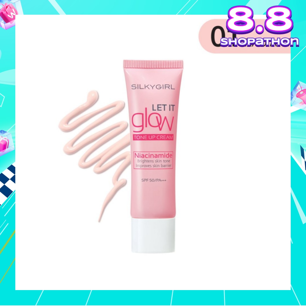 Let It Glow Tone Up Cream 01 Radiant SPF 50 PA+++ (To Brightens Skin Tone & Improves Skin Barrier) 25ml