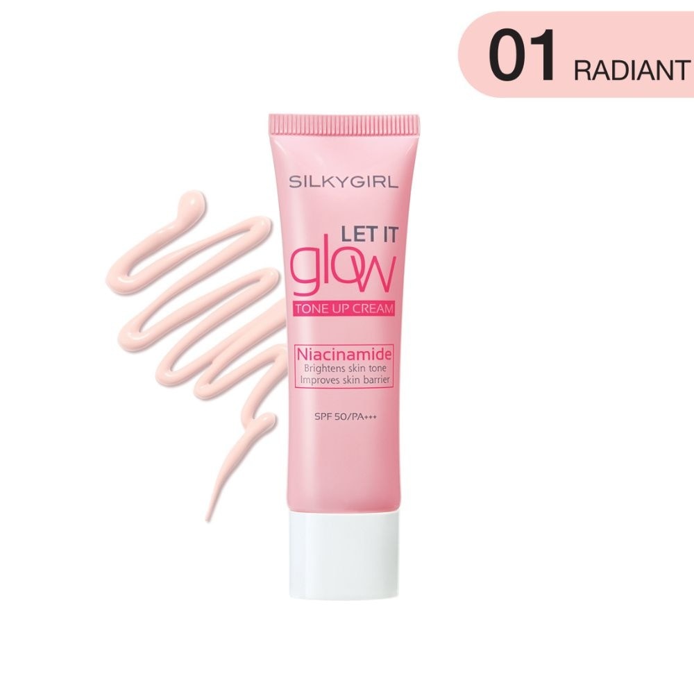 Let It Glow Tone Up Cream 01 Radiant SPF 50 PA+++ (To Brightens Skin Tone & Improves Skin Barrier) 25ml