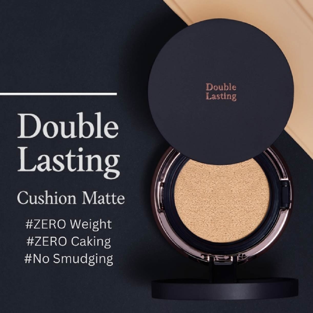 Double Lasting Cushion Matte Sand 23N SPF50+ PA++++ 15g