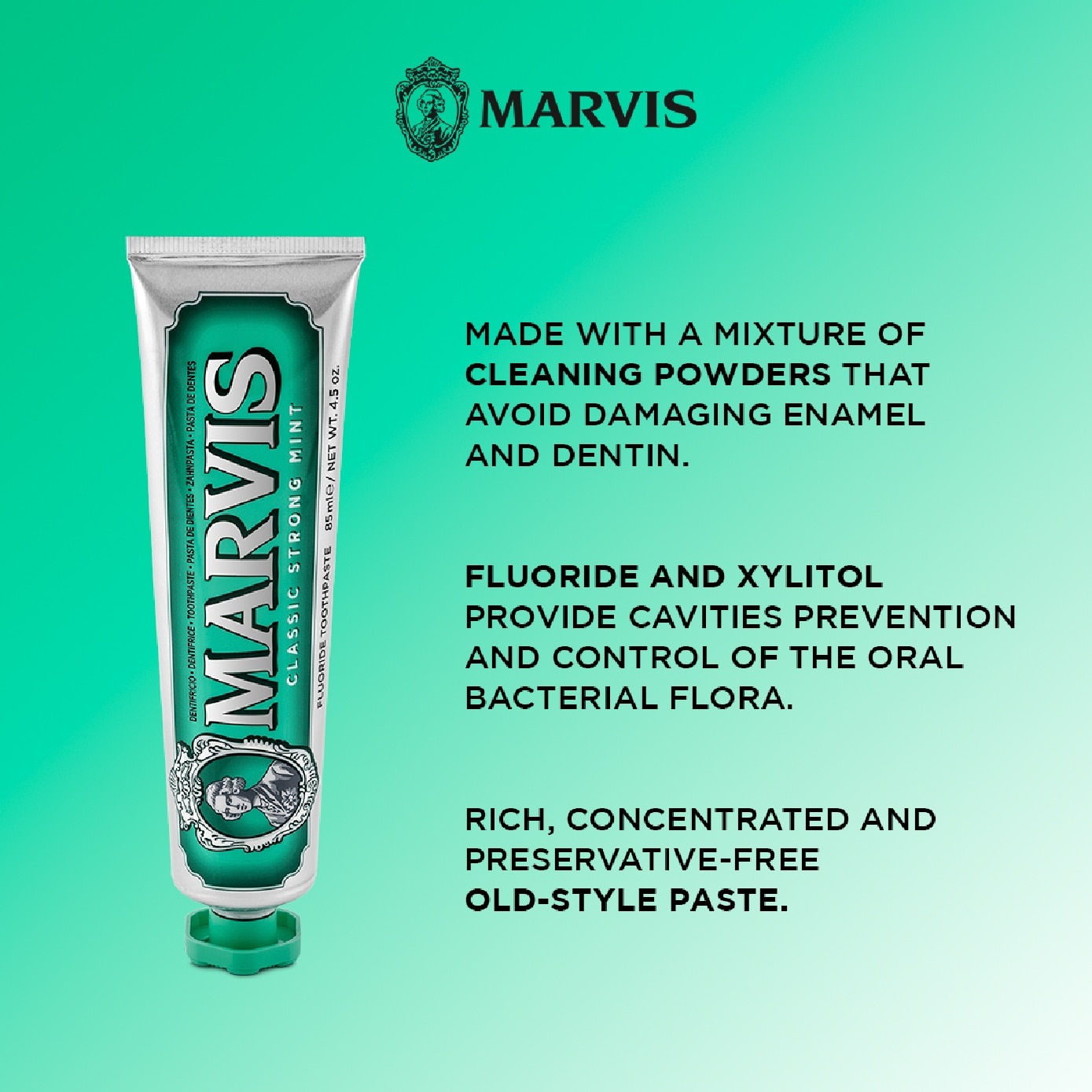 Classic Strong Mint Toothpaste 85ml image
