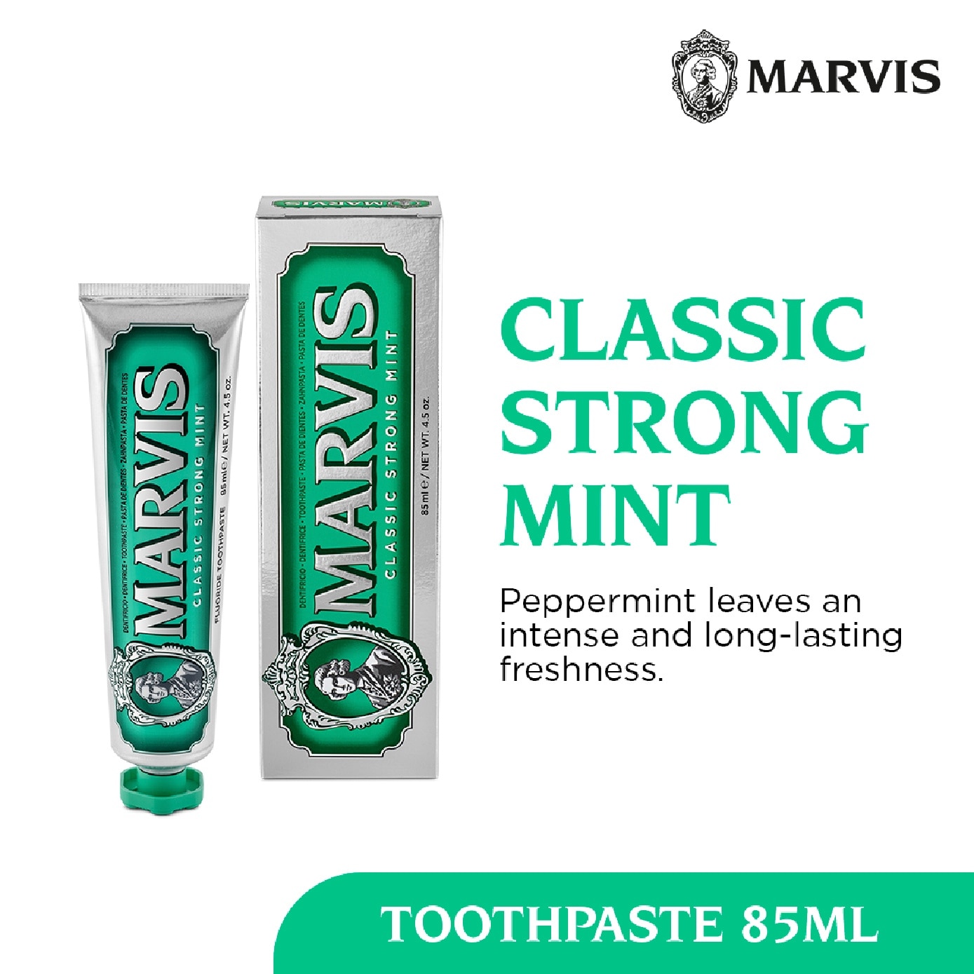 Classic Strong Mint Toothpaste 85ml image