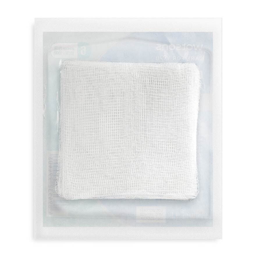 Cotton Gauze Swab 10cm X 10cm (Clean And Protect, Air Permeable, Latex Free, 8 Ply) 6s