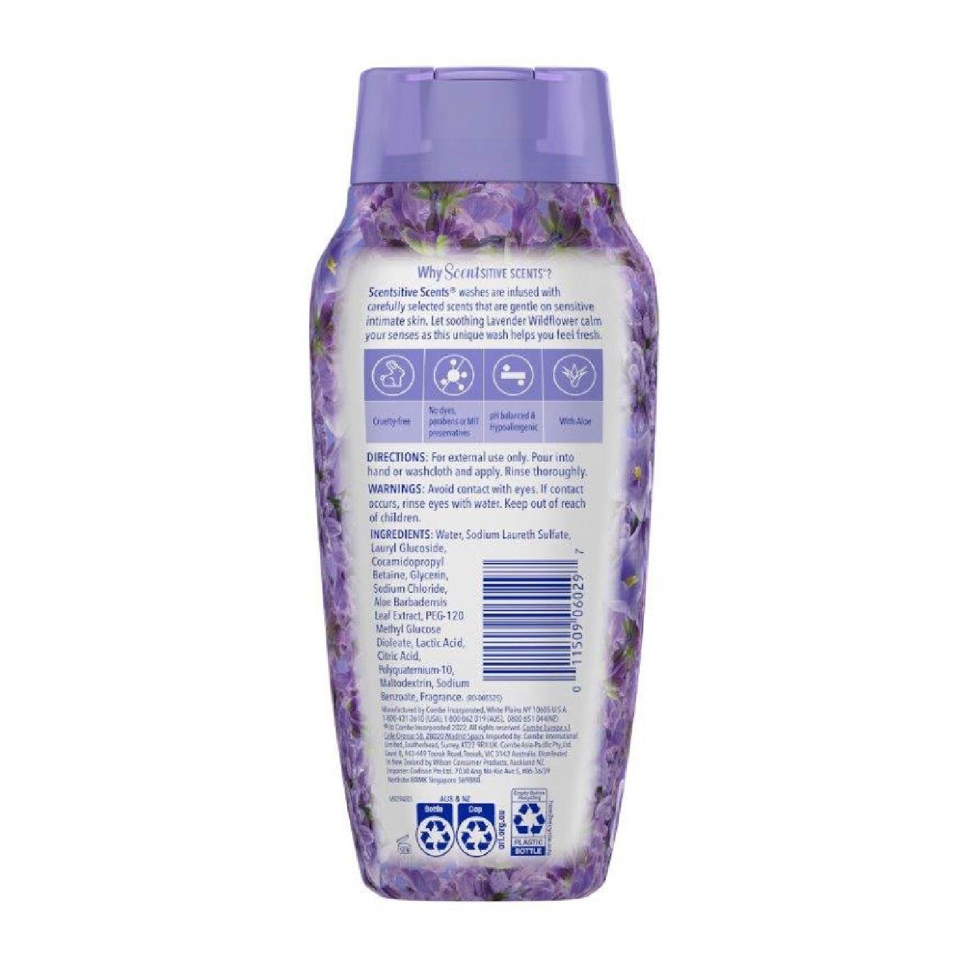 Scentsitive Scents Daily Intimate Wash  Lavender Wildflower 354ml