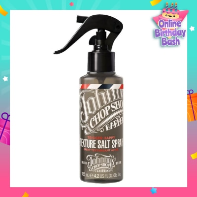 JOHNNY'S CHOP SHOP igger Happy Texturising Salt Spray (For Creating Rough And Ready Surfer Looks) 125ml