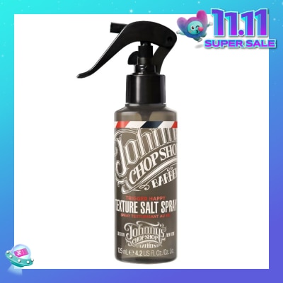 JOHNNY'S CHOP SHOP Trigger Happy Texturising Salt Spray (For Creating Rough And Ready Surfer Looks) 125ml (Expiry: Aug`2026)