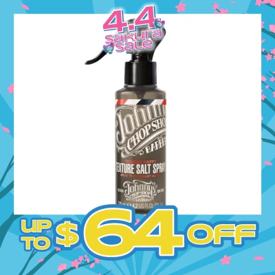 JOHNNY'S CHOP SHOP - Trigger Happy Texturising Salt Spray (For Creating Rough And Ready Surfer Looks) 125ml&nbsp;(Expiry: Aug`2026)