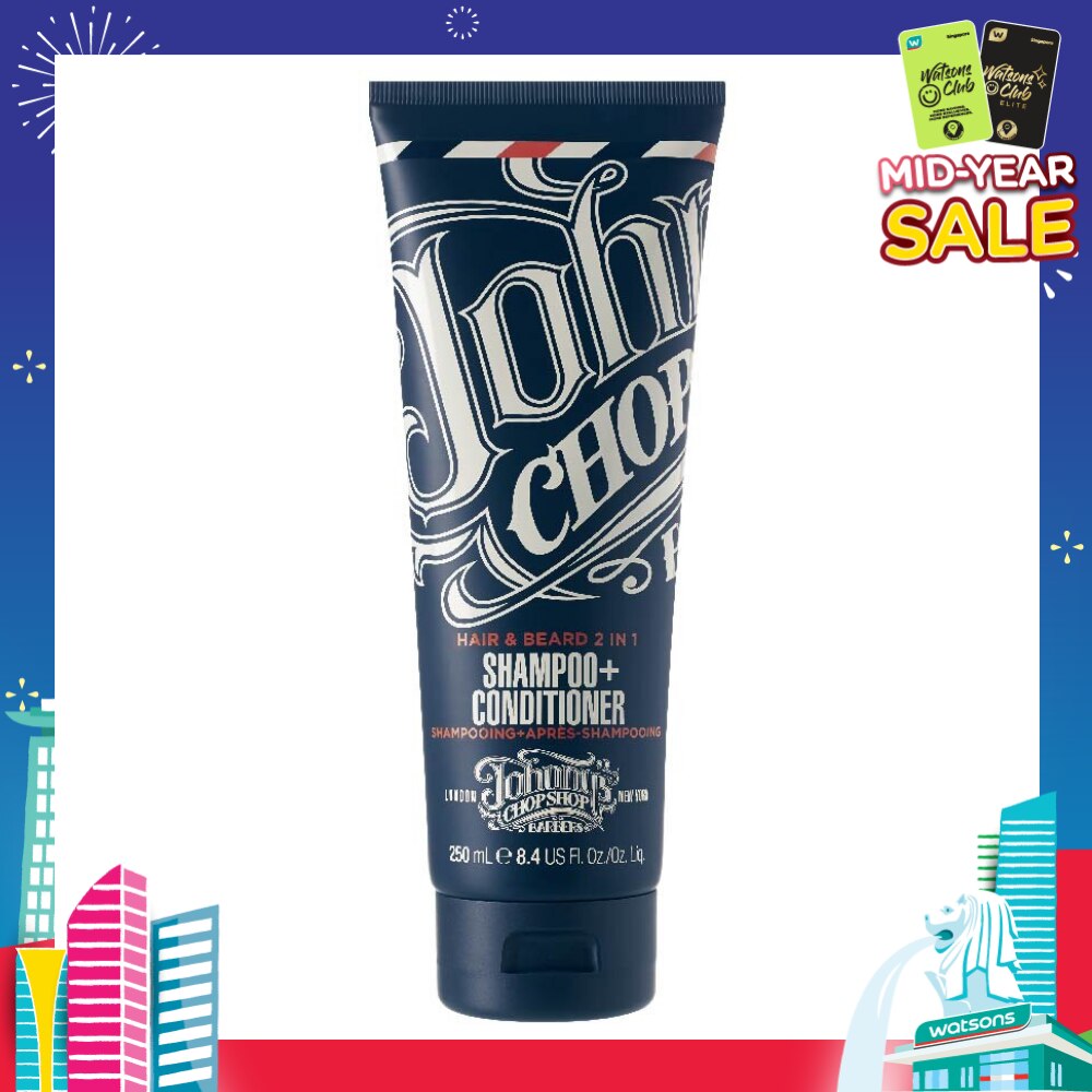 Hair And Beard 2 In 1 Shampoo And Conditioner (Suitable For All Hair Types) 250ml