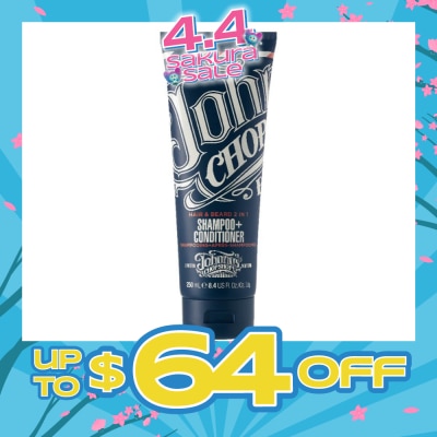 JOHNNY'S CHOP SHOP - Hair And Beard 2 In 1 Shampoo And Conditioner (Suitable For All Hair Types) 250ml (Expiry: Dec`2026)