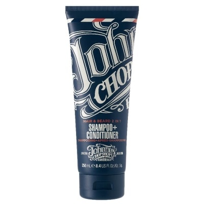 JOHNNY'S CHOP SHOP Hair And Beard 2 In 1 Shampoo And Conditioner (Suitable For All Hair Types) 250ml