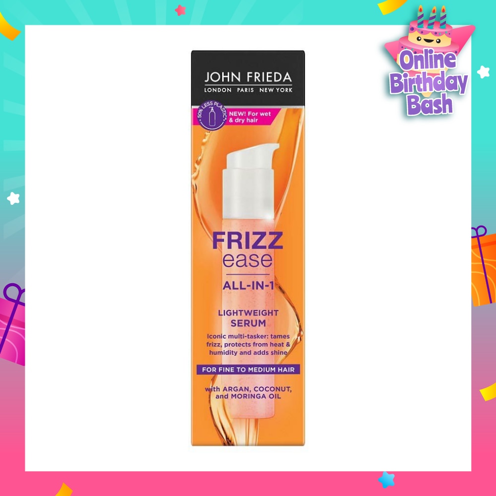 Frizz Ease All In 1 Lightweight Serum (Tames Frizz, Protects From Heat & Humidity) 50ml