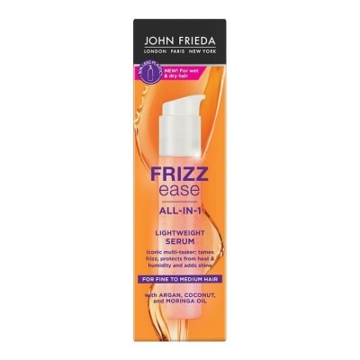 JOHN FRIEDA Frizz Ease All In 1 Lightweight Serum (Tames Frizz, Protects From Heat & Humidity) 50ml