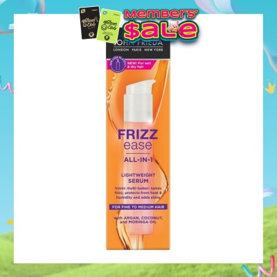 JOHN FRIEDA - Frizz Ease All In 1 Lightweight Serum (Tames Frizz, Protects From Heat & Humidity) 50ml