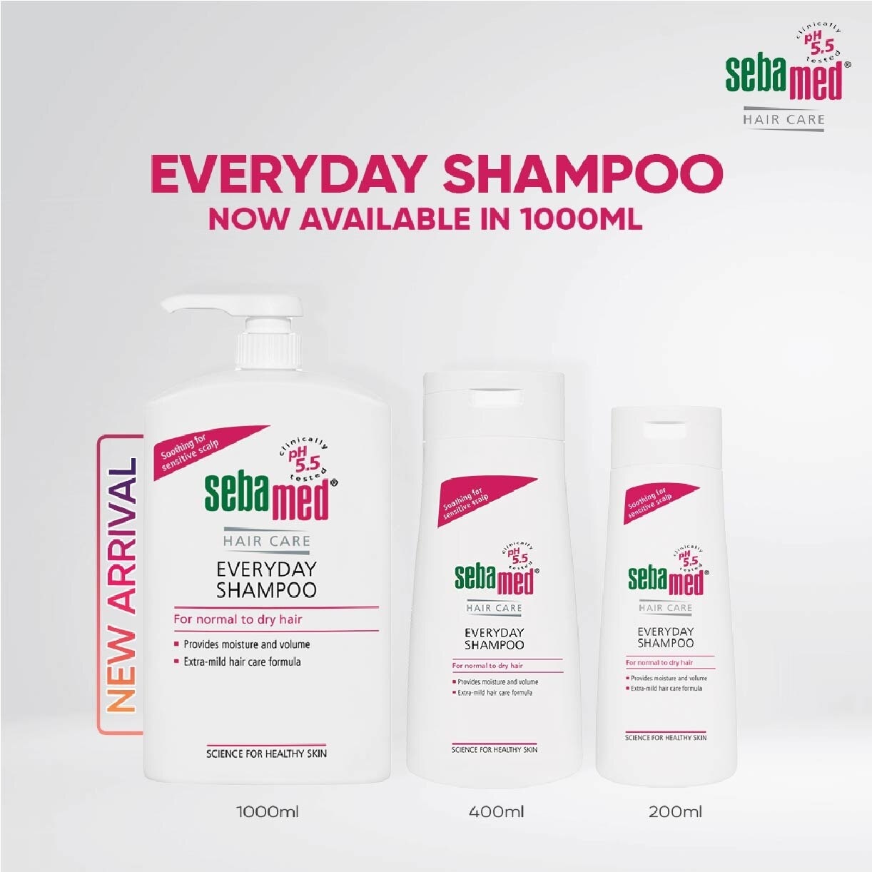 Everyday Shampoo Extra Mild Hair Care Formula (Suitable for Normal to Dry Hair) 1L