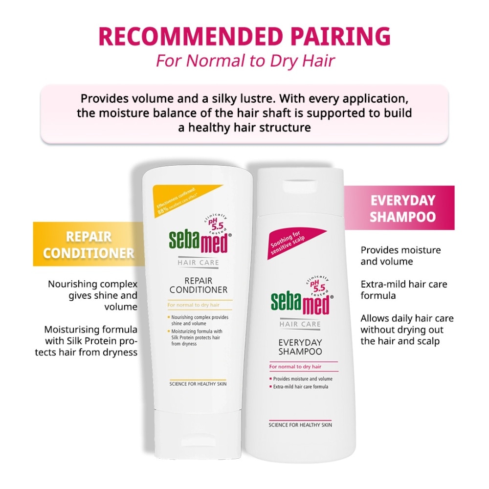 Everyday Shampoo Extra Mild Hair Care Formula (Suitable for Normal to Dry Hair) 1L