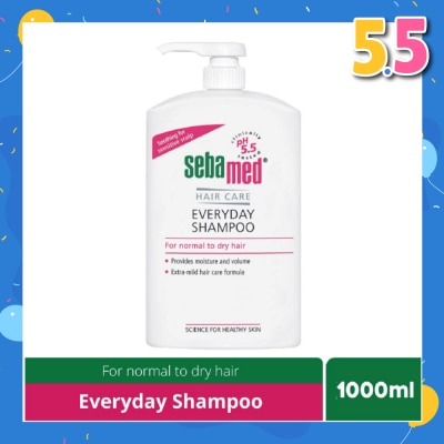SEBAMED Everyday Shampoo Extra Mild Hair Care Formula (Suitable for Normal to Dry Hair) 1L
