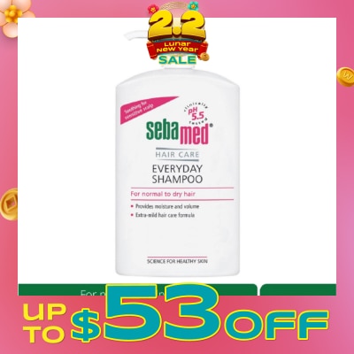 SEBAMED Everyday Shampoo Extra Mild Hair Care Formula (Suitable for Normal to Dry Hair) 1L