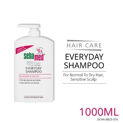 SEBAMED - Everyday Shampoo Extra Mild Hair Care Formula (Suitable for Normal to Dry Hair) 1L