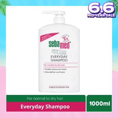 SEBAMED Everyday Shampoo Extra Mild Hair Care Formula (Suitable for Normal to Dry Hair) 1L