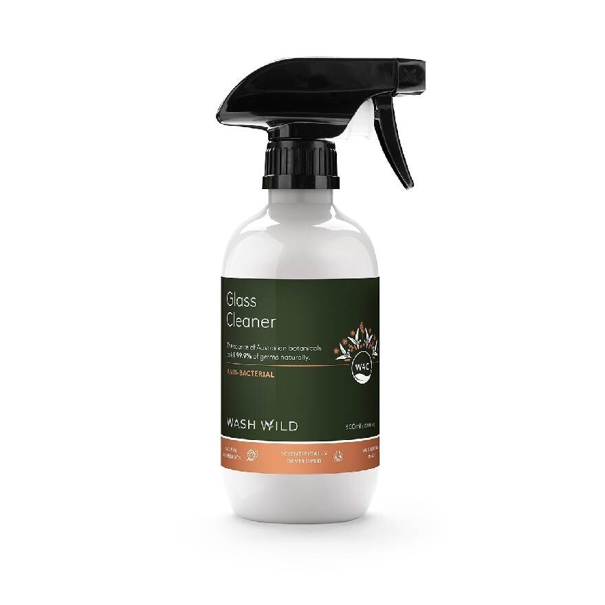 Glass Cleaner (Antibacterial, Kills 99.9% Of Germs Naturally) 300ml