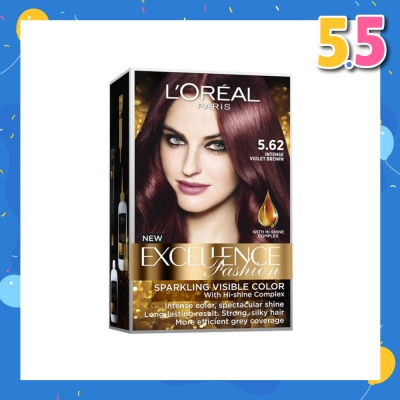 L'OREAL PARIS EXCELLENCE Fashion Hair Colour Intense #5.62 Violet Brown 1s