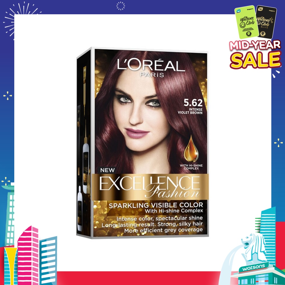 Fashion Hair Colour Intense #5.62 Violet Brown 1s (Expiry: Mar`2026)
