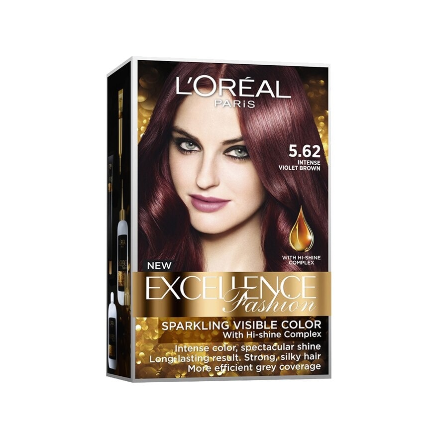 L'OREAL PARIS EXCELLENCE Fashion Hair Colour Intense #5.62 Violet Brown 1s