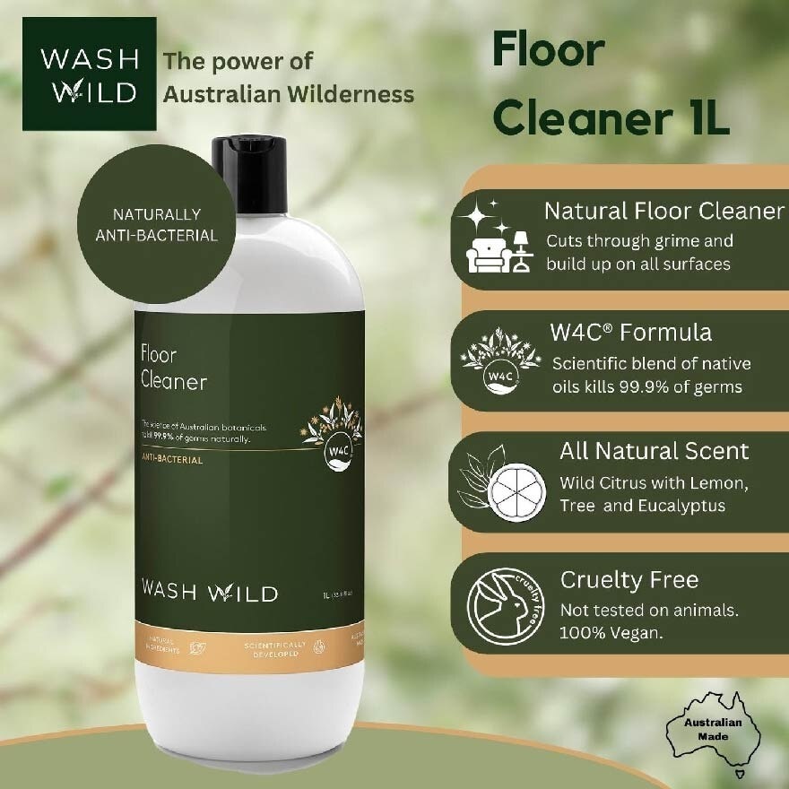 Floor Cleaner (Antibacterial, Kills 99.9% Of Germs Naturally)  1000ml