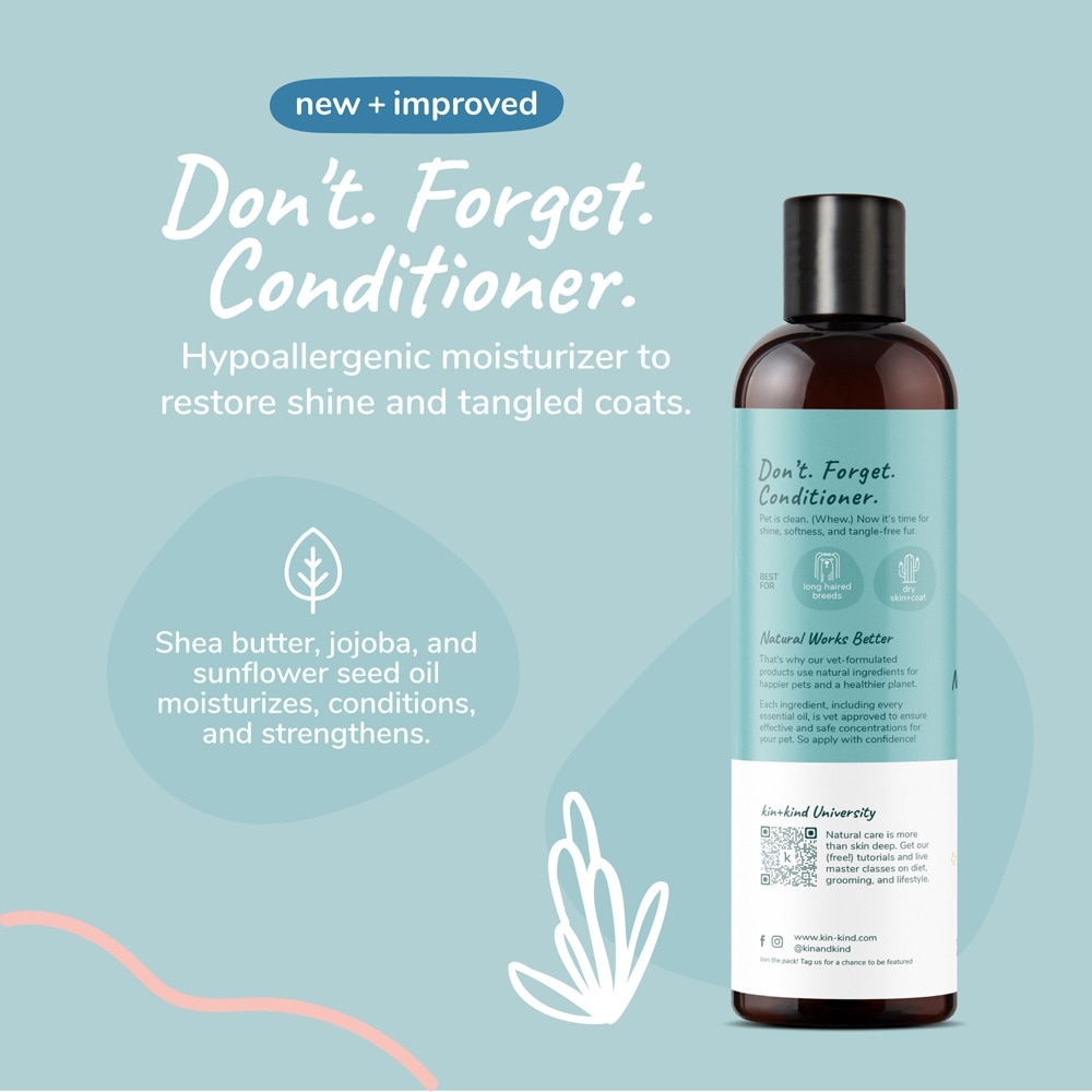 Natural Conditioner & Moisturizer for Dog and Cat Unscented 354ml