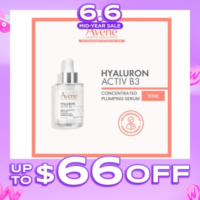 AVÈNE - Hyaluron Activ B3 Concentrated Plumping Serum (Niacinamide + Hyaluronic Acid + Anti-Ageing + Anti-Wrinkles + Plumping + Moisturising) 30ml